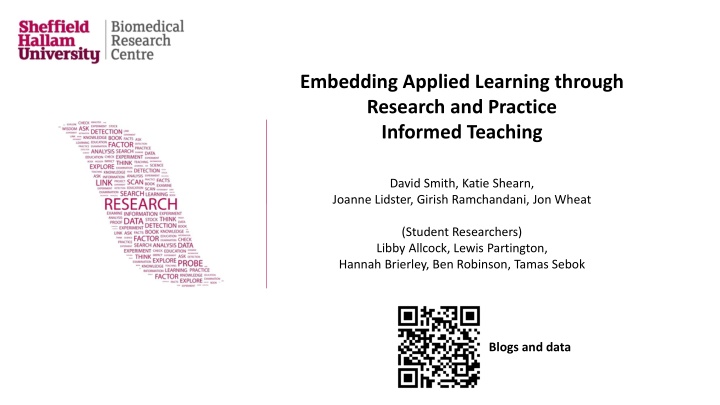 embedding applied learning through research