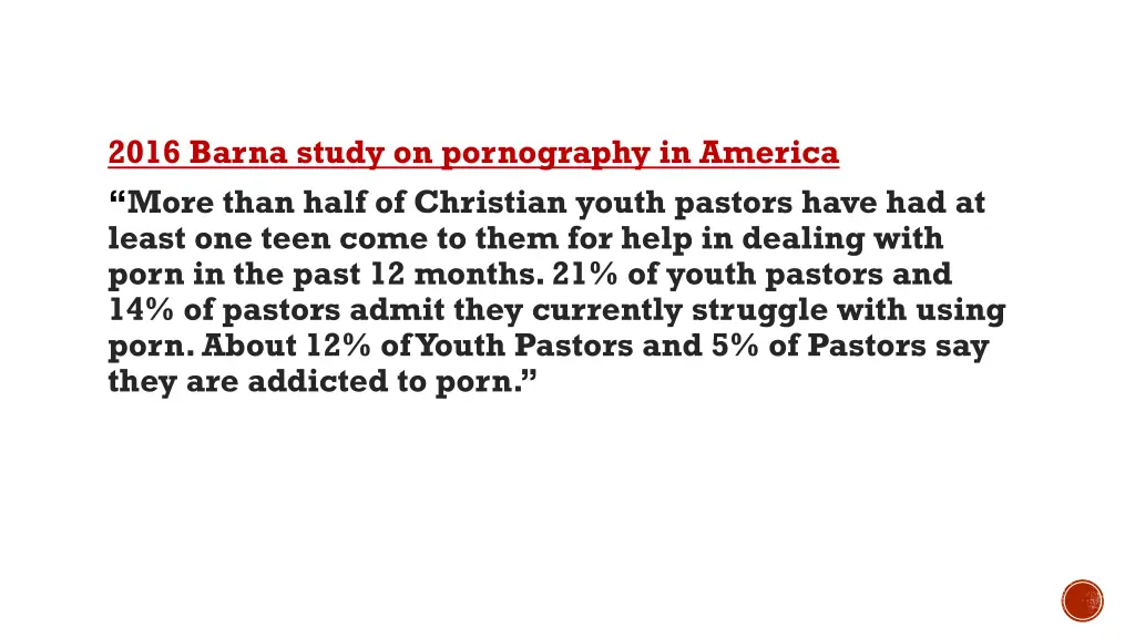 2016 barna study on pornography in america more