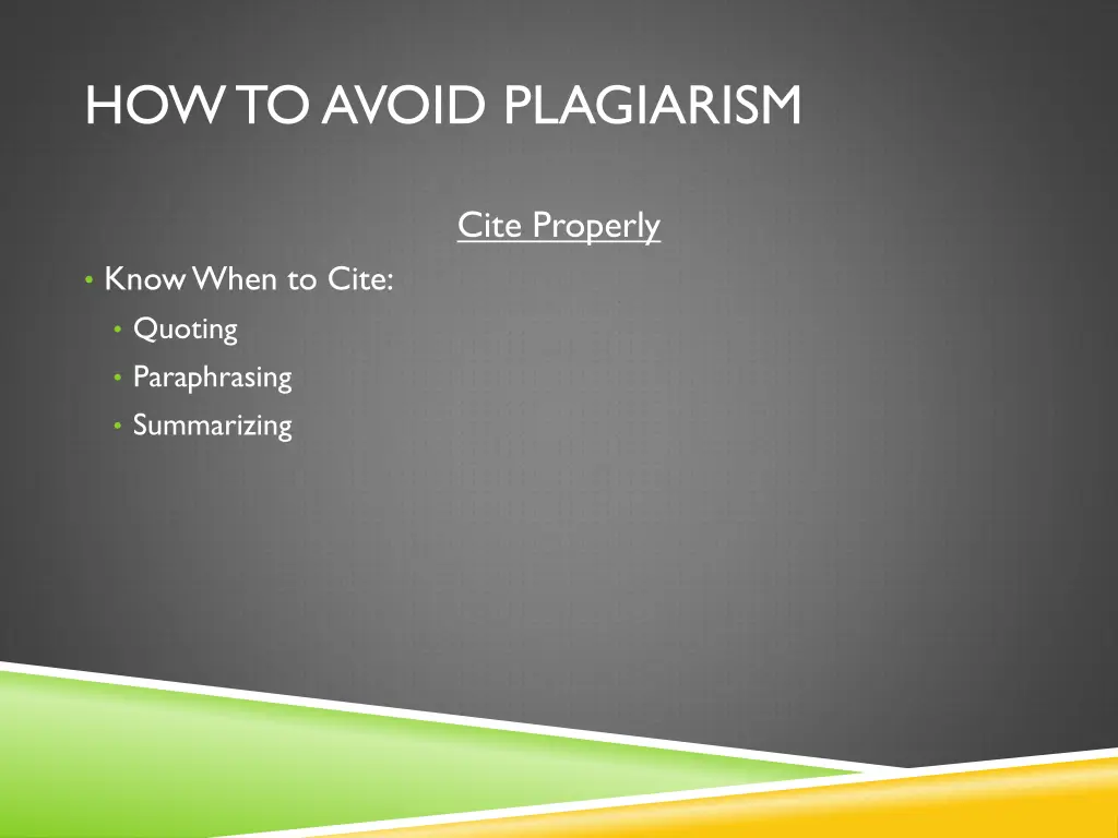 how to avoid plagiarism 1