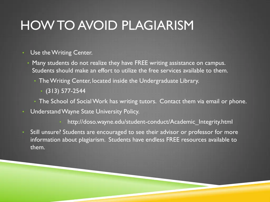 how to avoid plagiarism 2