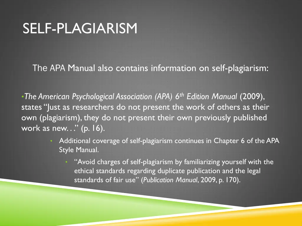 self plagiarism 1