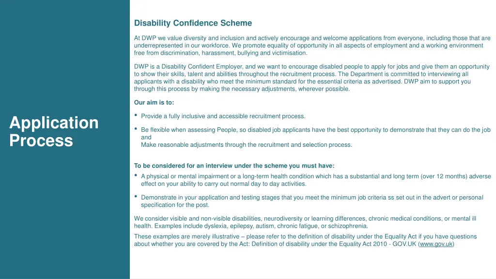 disability confidence scheme