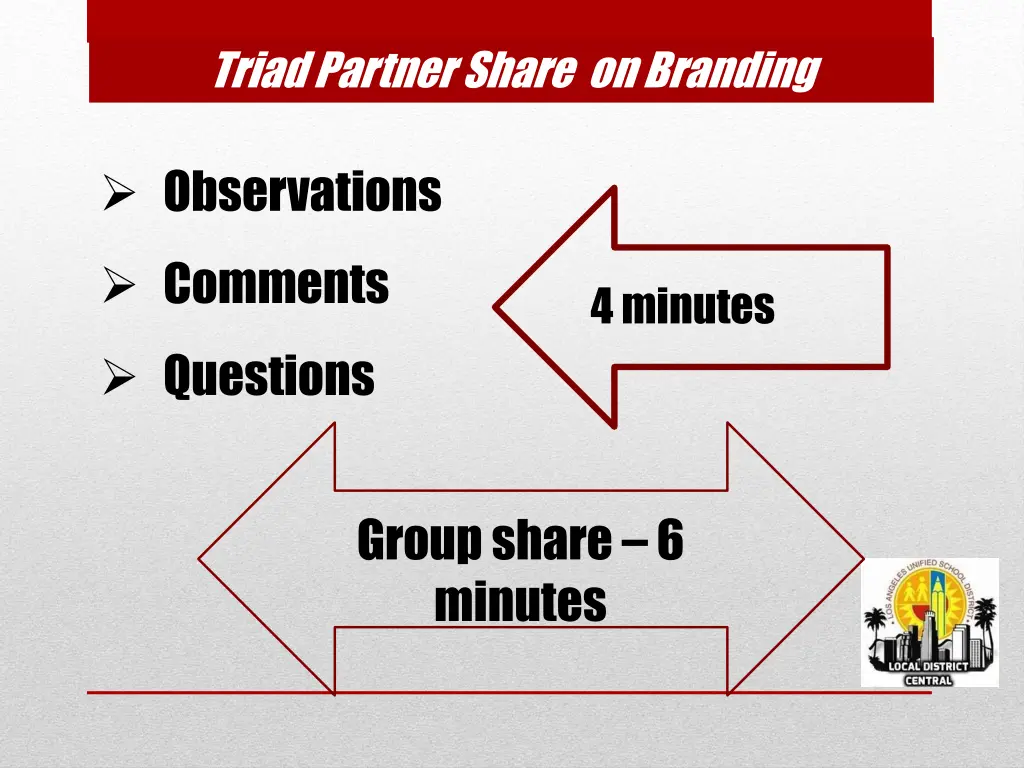 triad partner share on branding