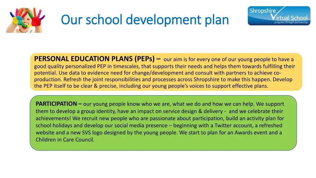 our school development plan our school 2