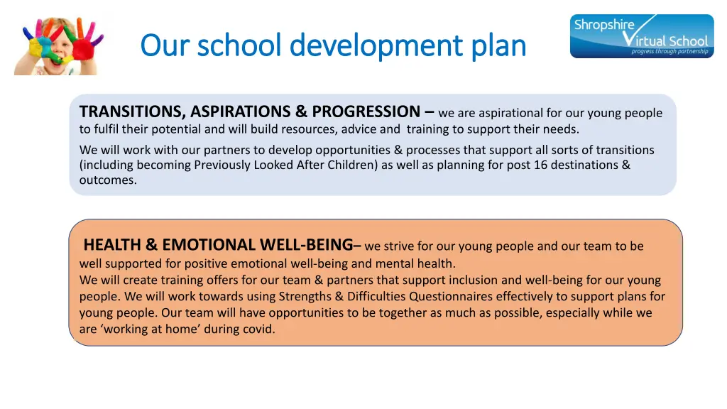 our school development plan our school 3