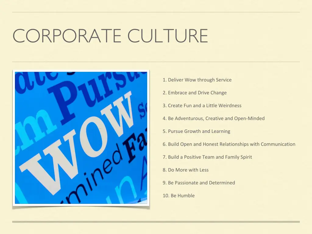 corporate culture