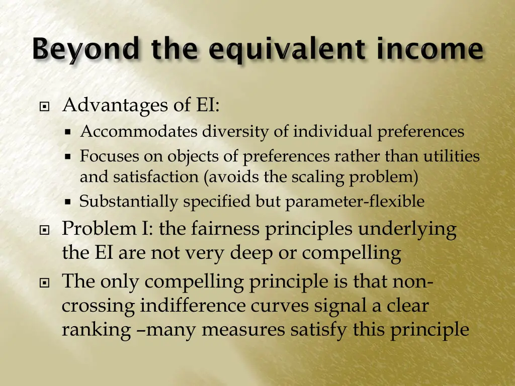 advantages of ei accommodates diversity