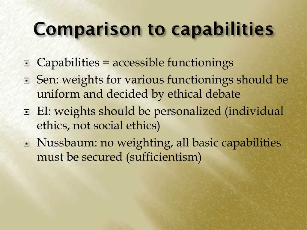 capabilities accessible functionings sen weights