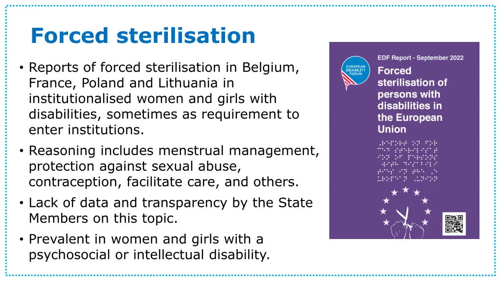 forced sterilisation