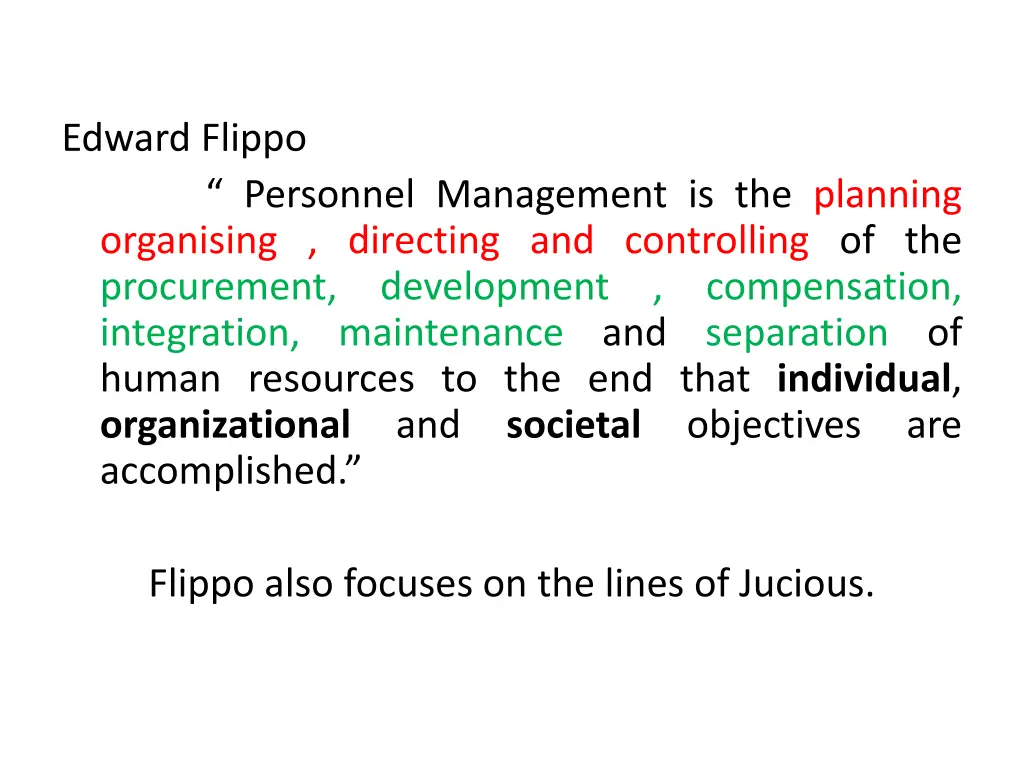 edward flippo personnel management