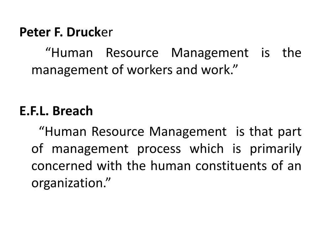 peter f druck er human resource management