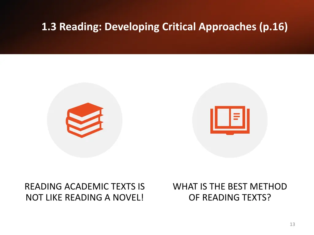 1 3 reading developing critical approaches p 16