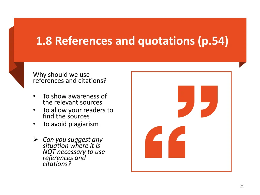 1 8 references and quotations p 54