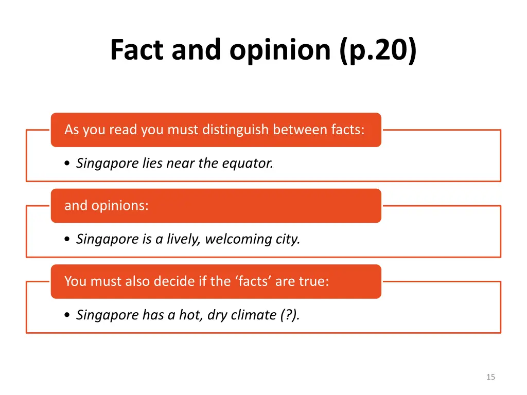 fact and opinion p 20