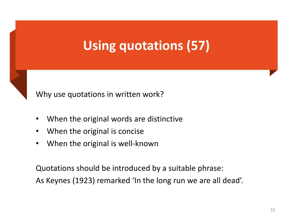 using quotations 57