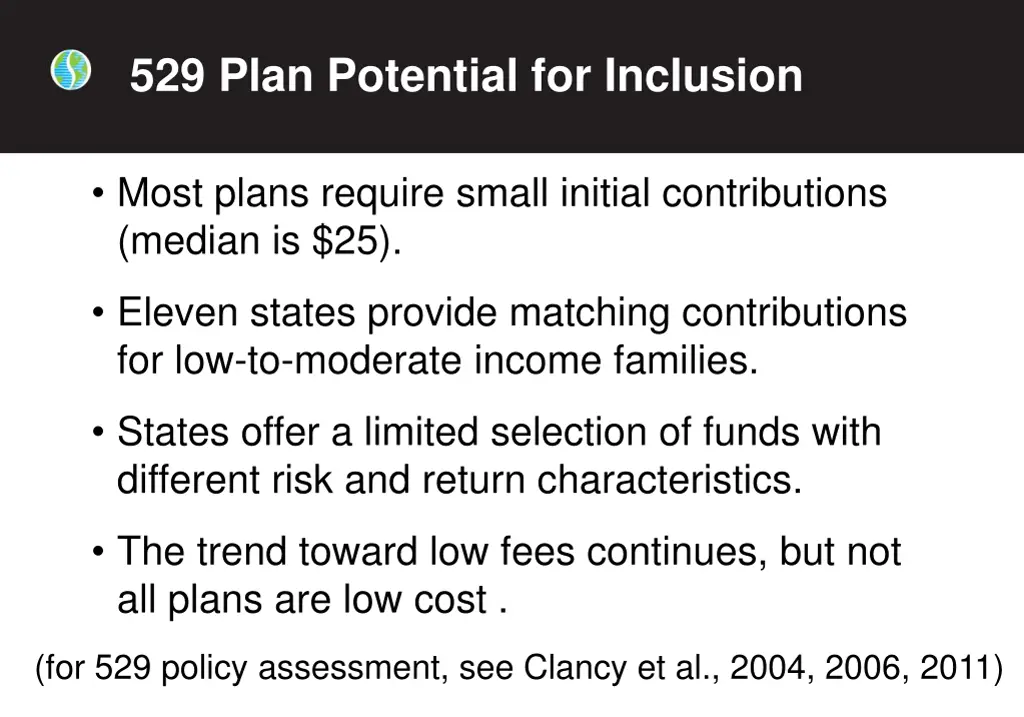 529 plan potential for inclusion