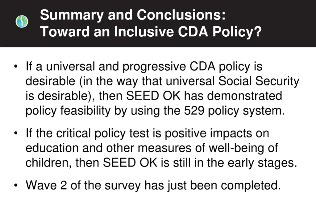 summary and conclusions toward an inclusive