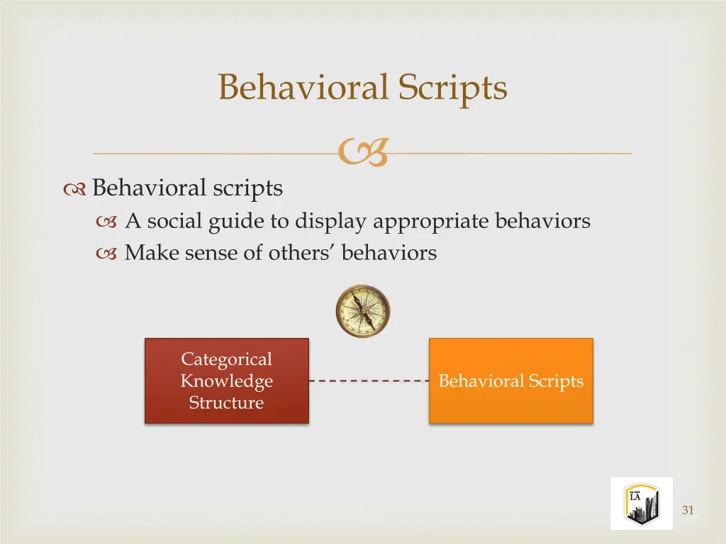 behavioral scripts