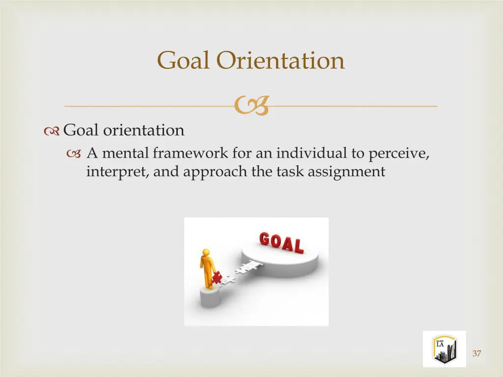 goal orientation