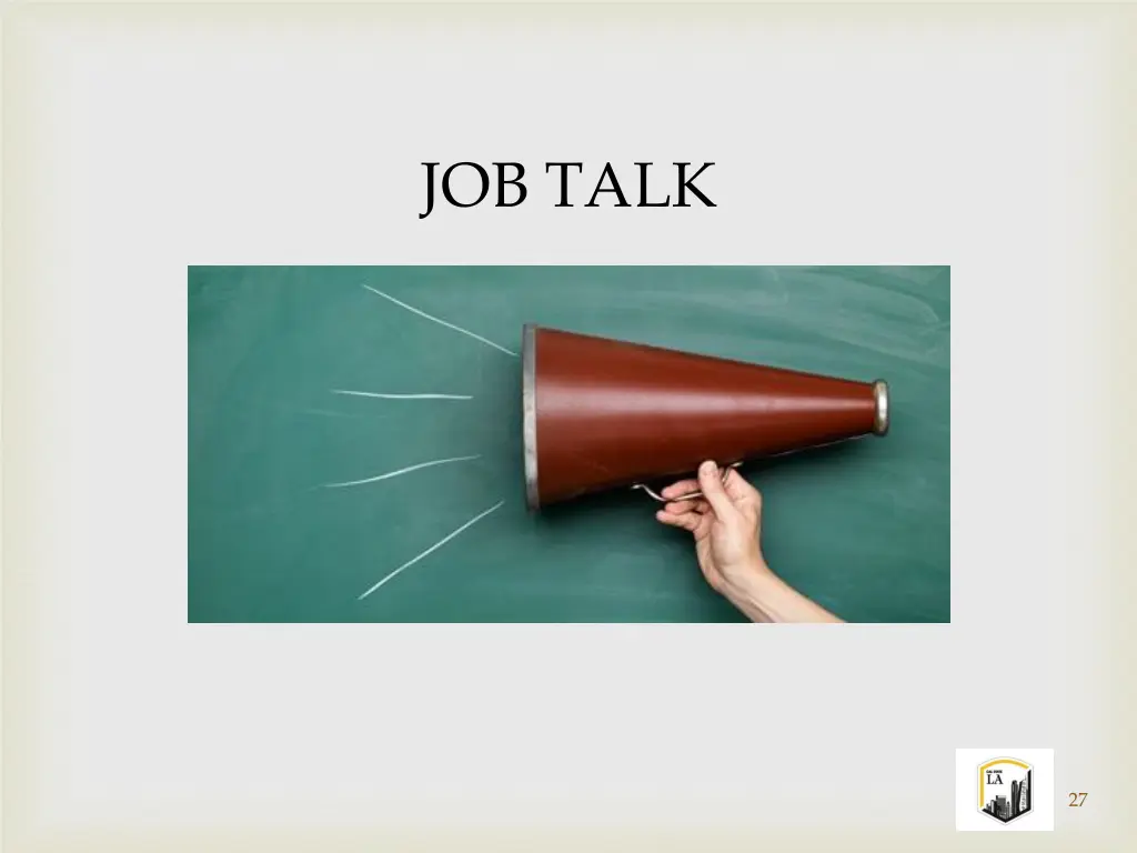 job talk