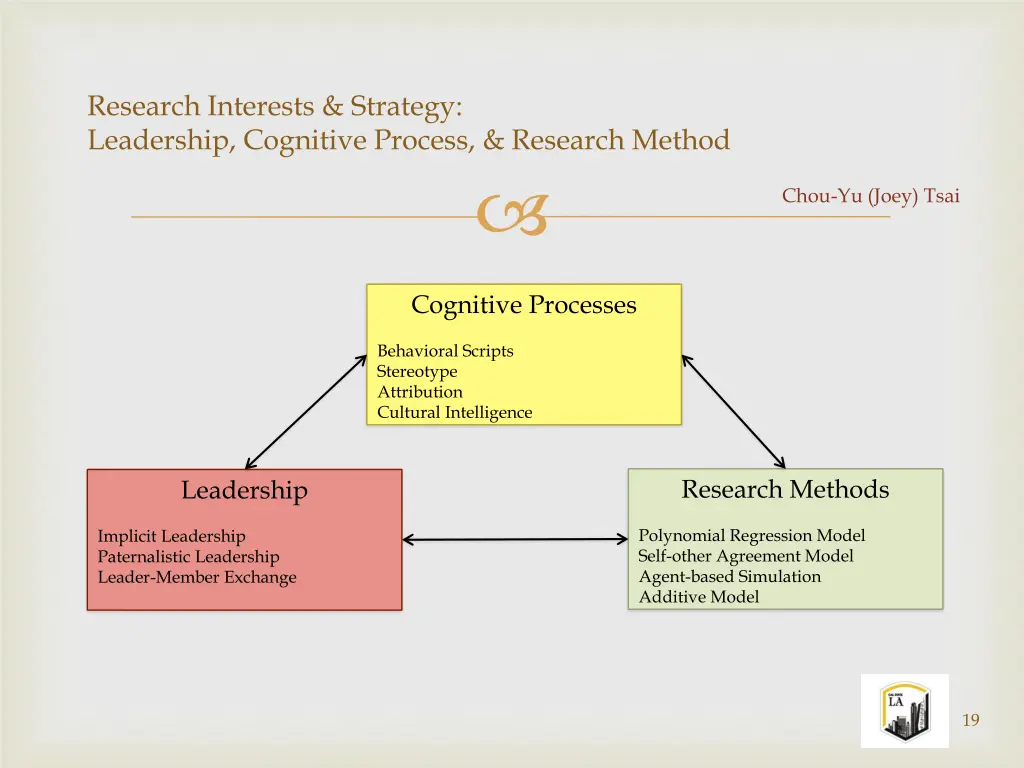 research interests strategy leadership cognitive