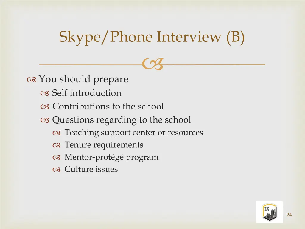 skype phone interview b