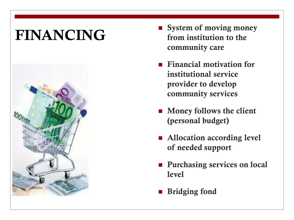 system of moving money from institution