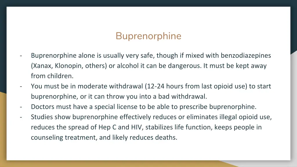 buprenorphine 1