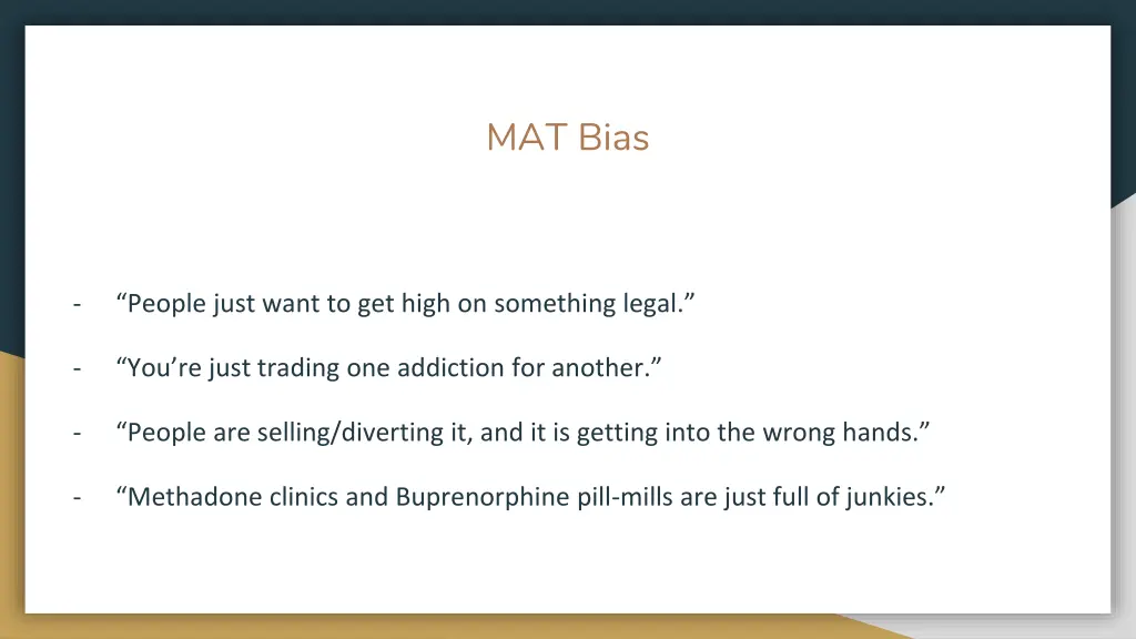 mat bias