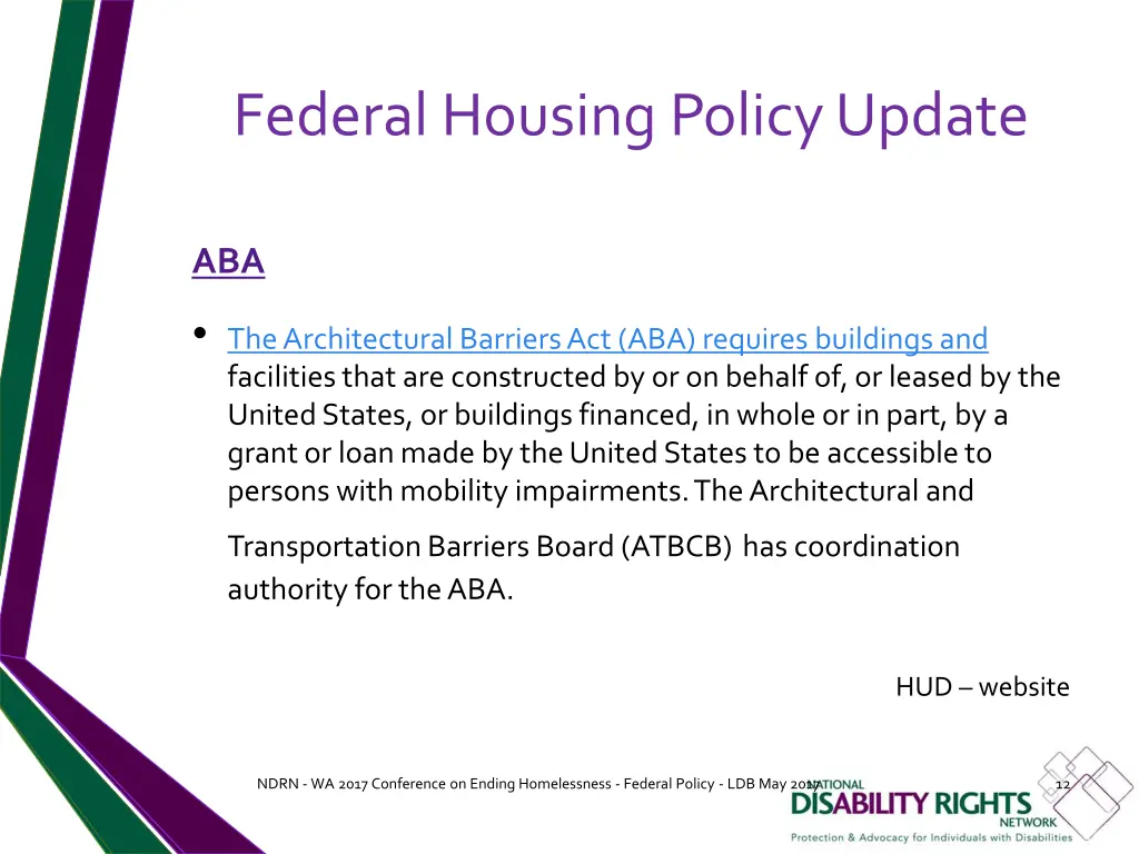 federal housing policy update 10