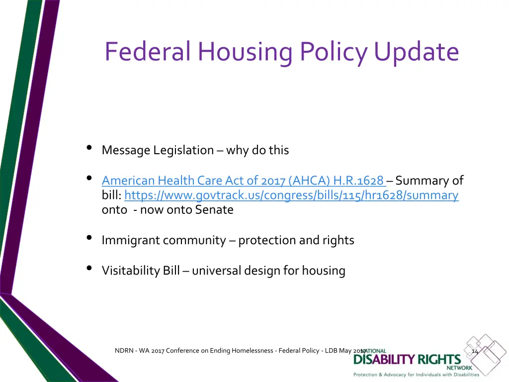 federal housing policy update 12