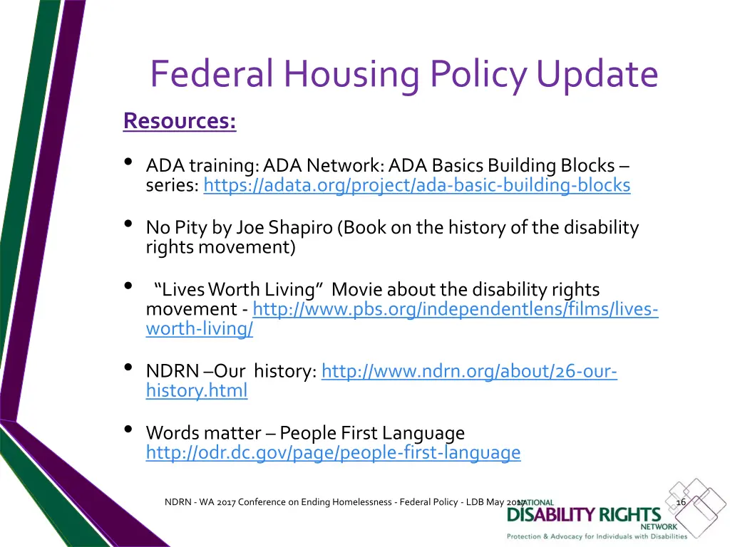 federal housing policy update 14