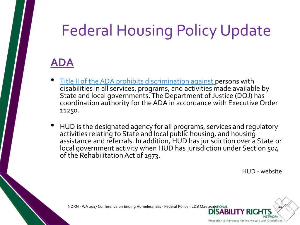 federal housing policy update 9