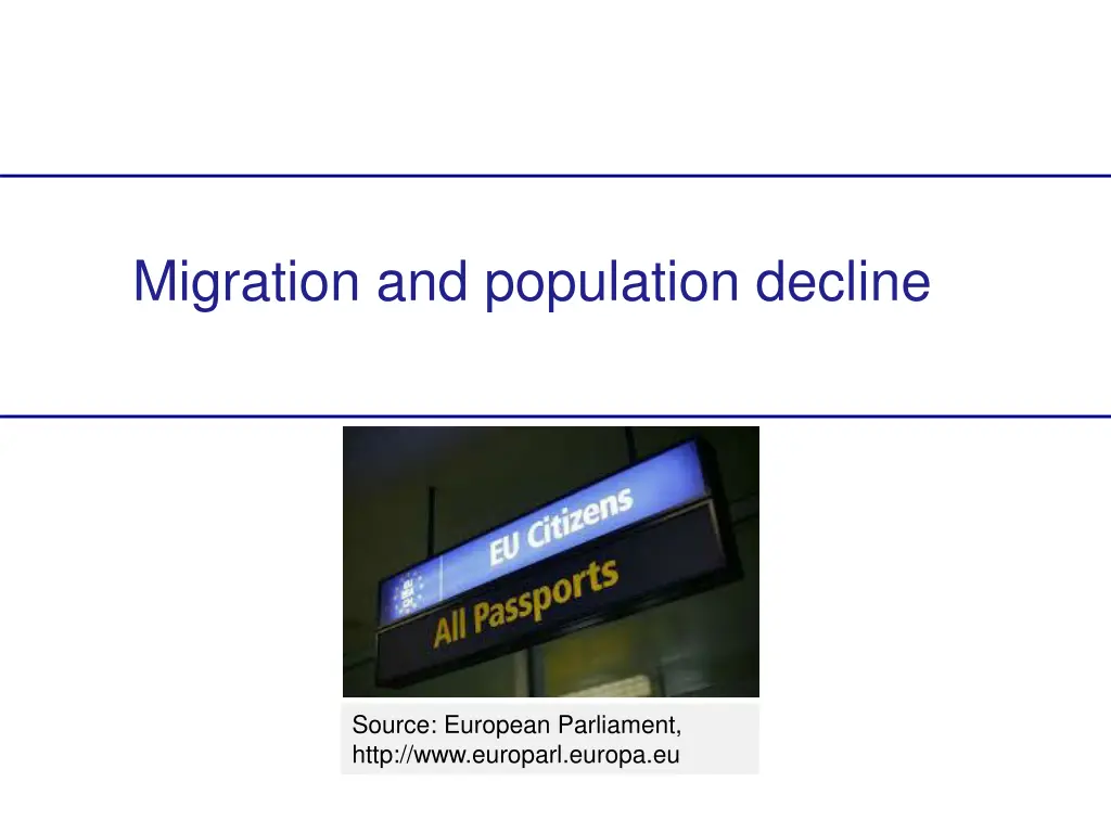 migration and population decline