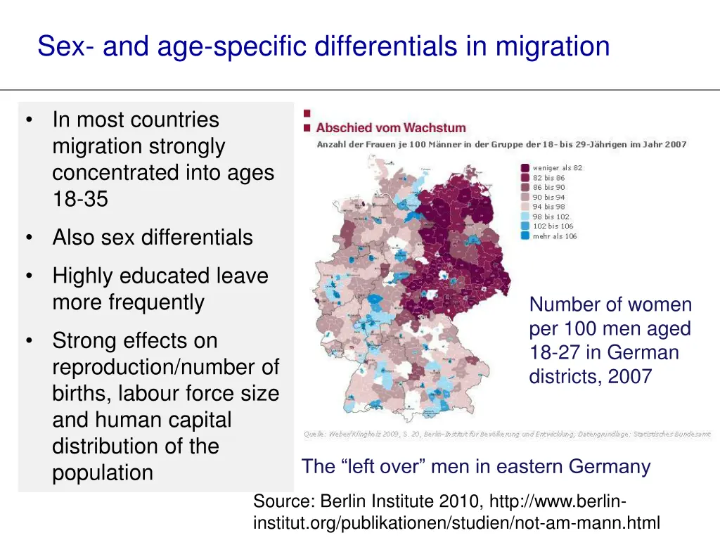 sex and age specific differentials in migration 1