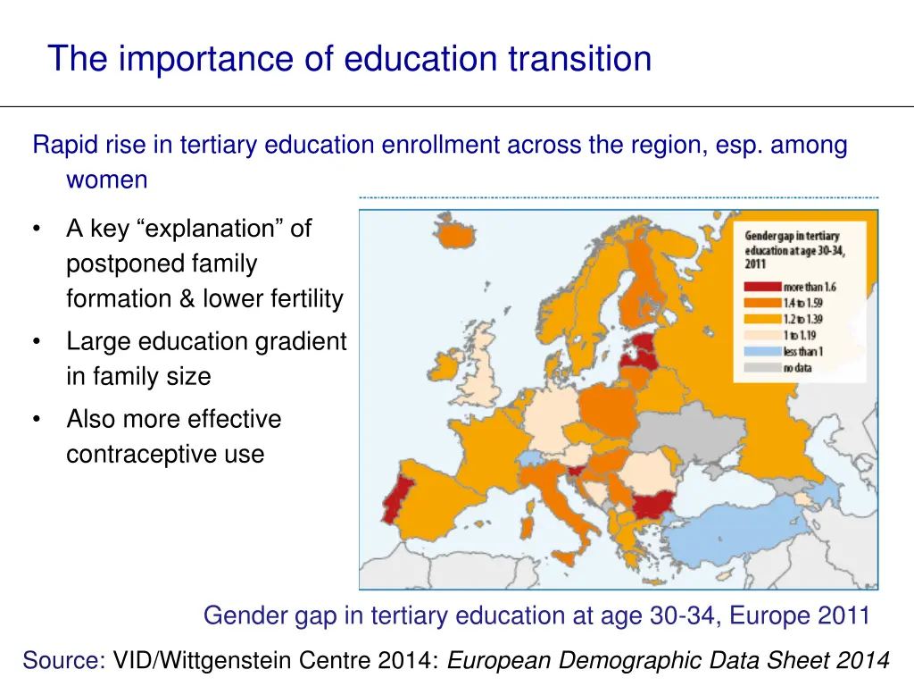 the importance of education transition