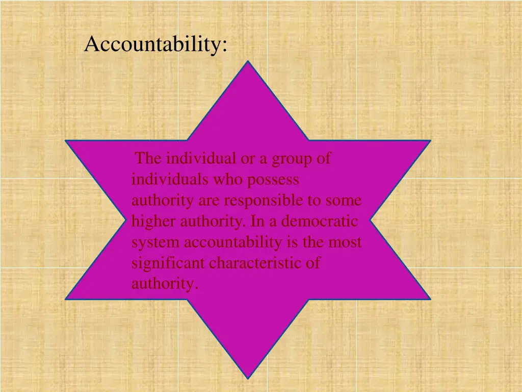 accountability