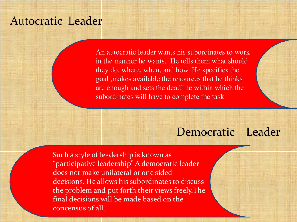 autocratic leader