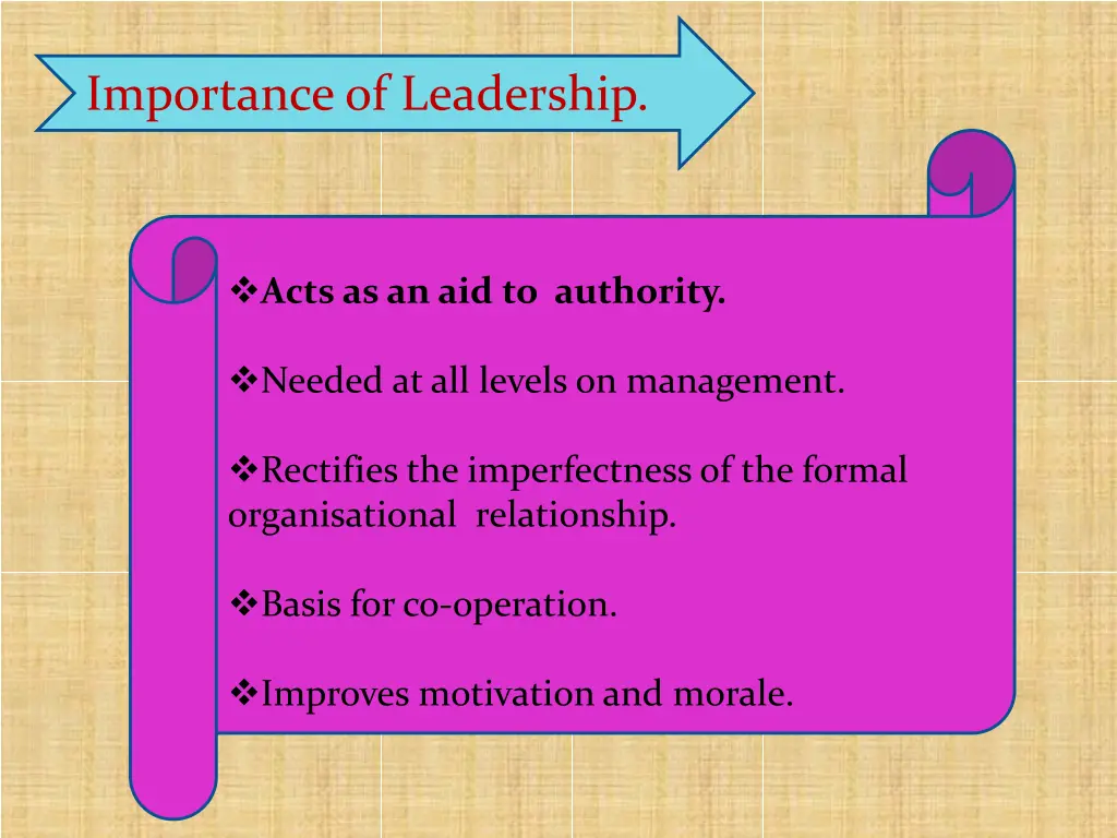 importance of leadership