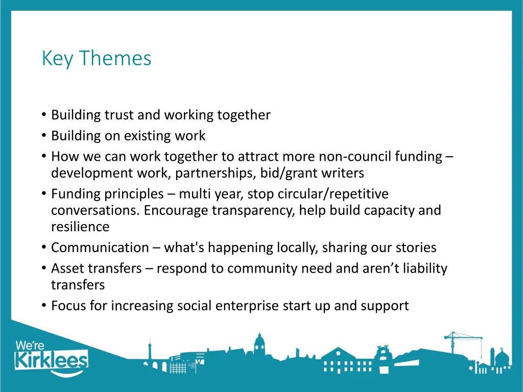 key themes