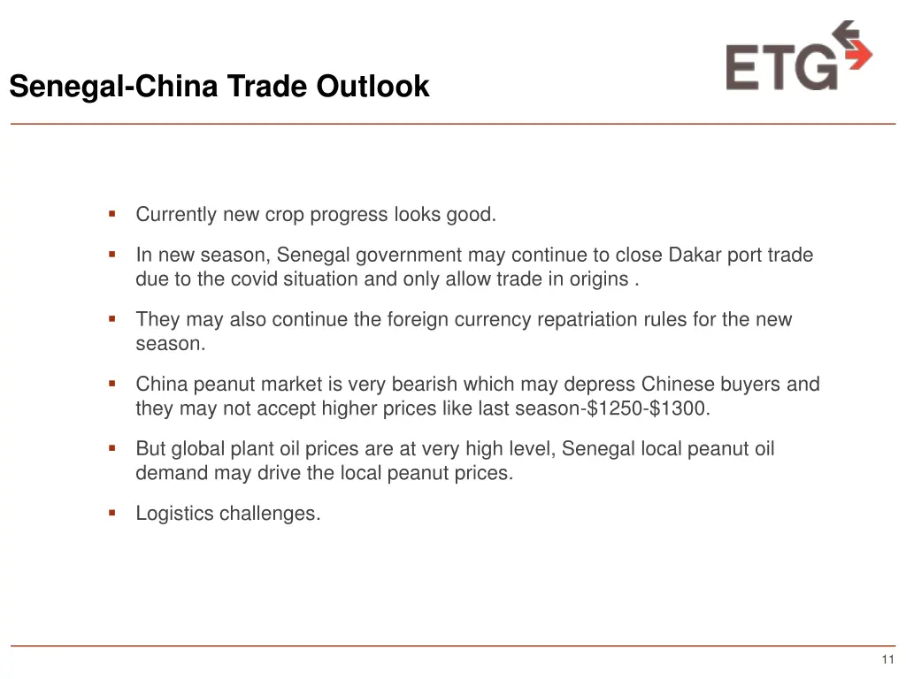 senegal china trade outlook