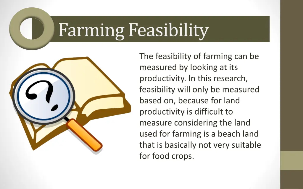 farming feasibility