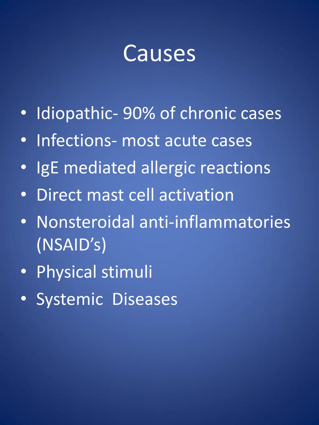 causes