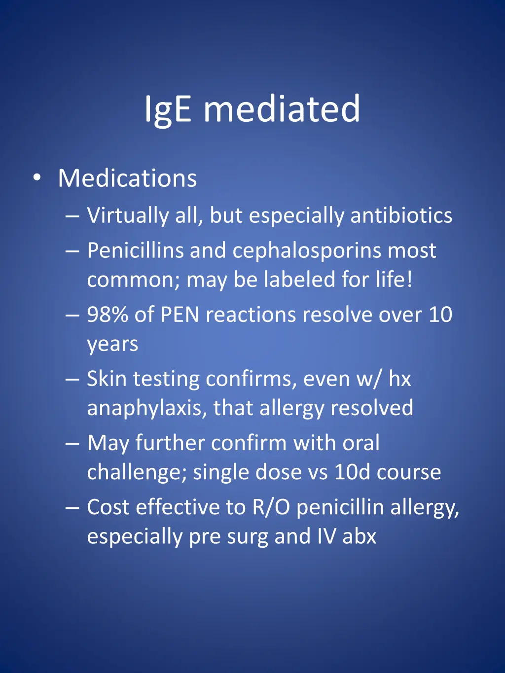 ige mediated