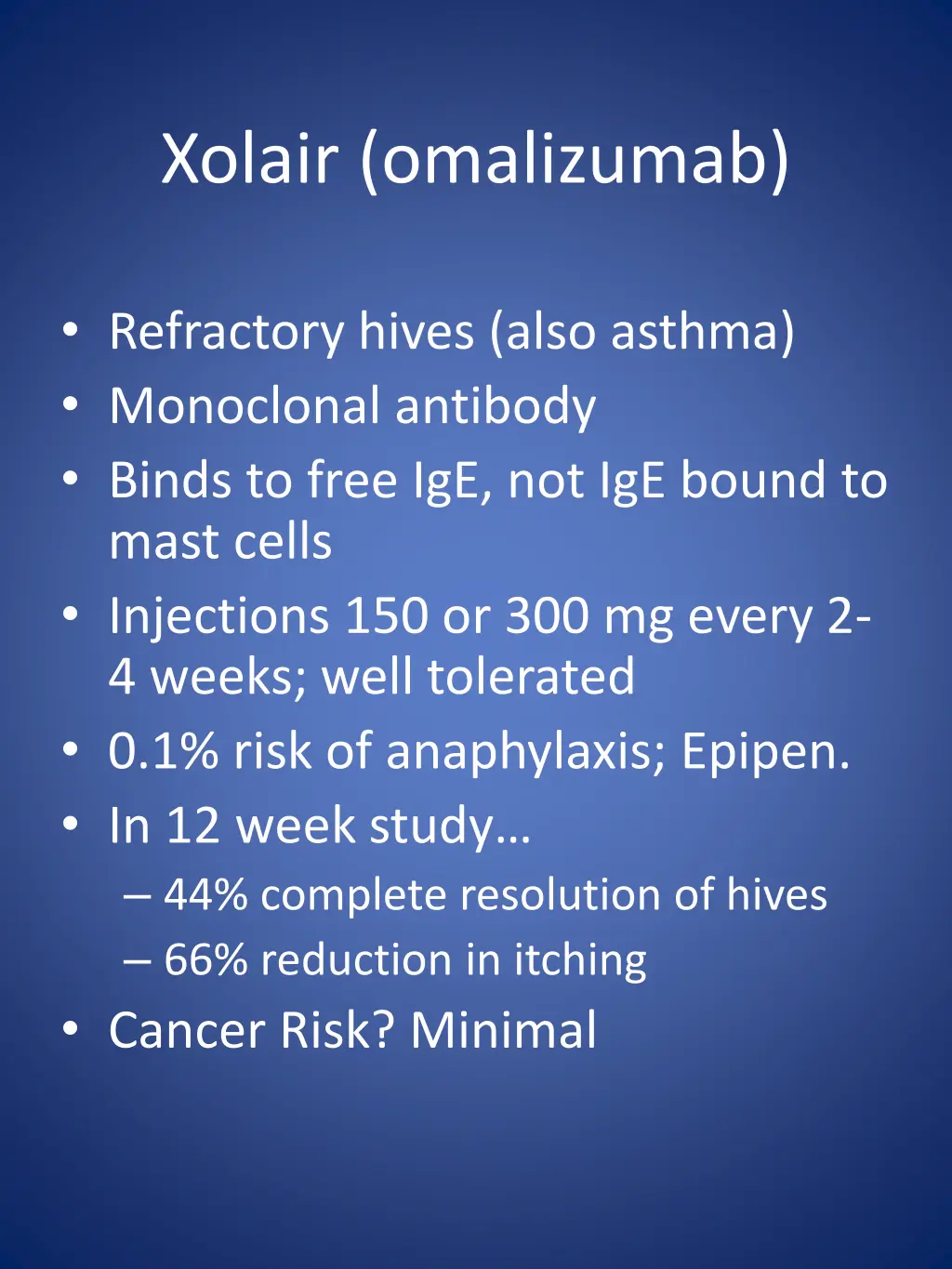 xolair omalizumab