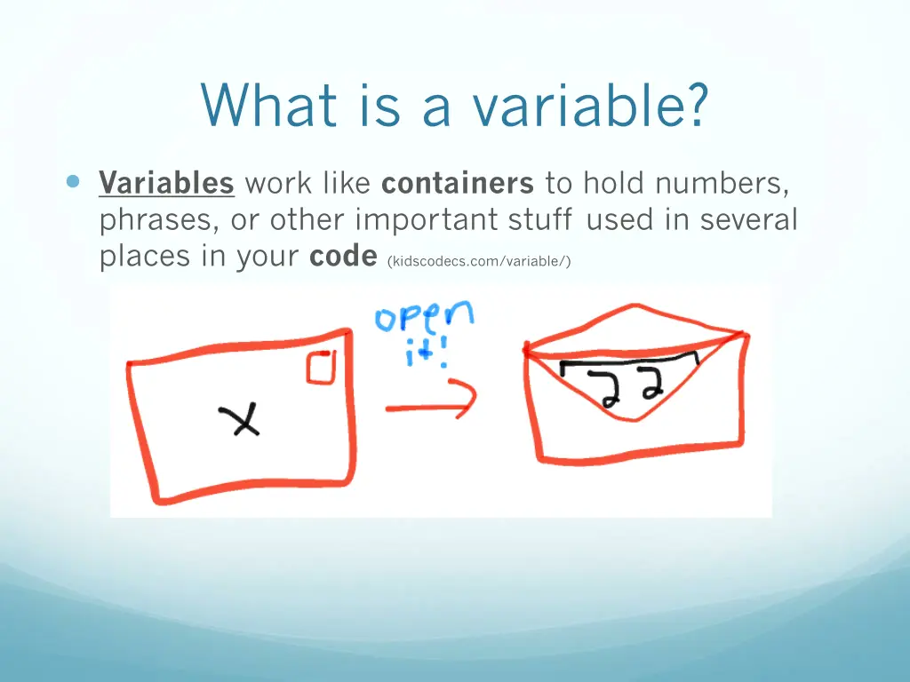 what is a variable