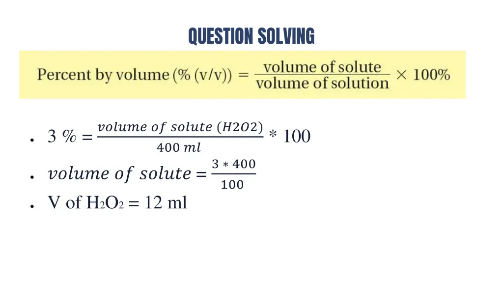 question solving