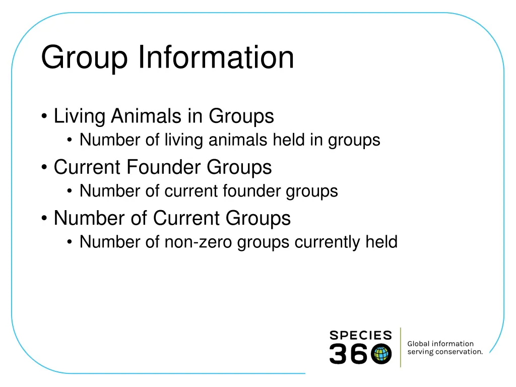 group information