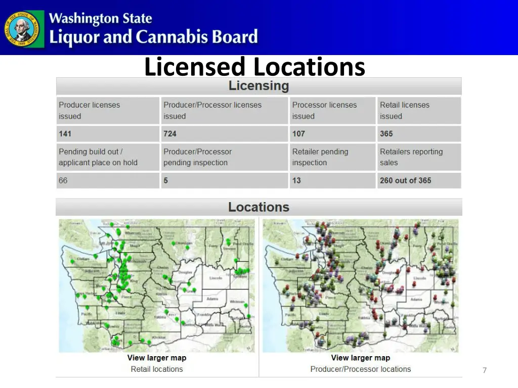 licensed locations