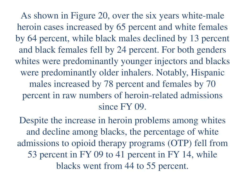 as shown in figure 20 over the six years white